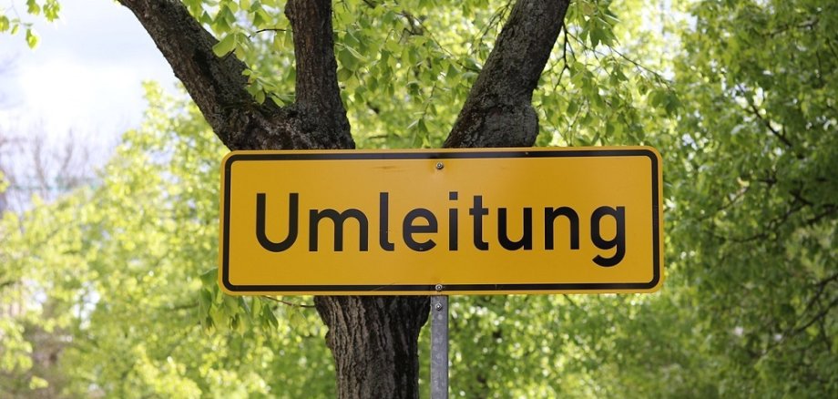 Umleitungsschild